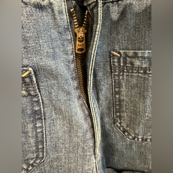 NWT Abercrombie & Fitch Denim Utility Romper Blue Size 0 - Picture 6 of 6